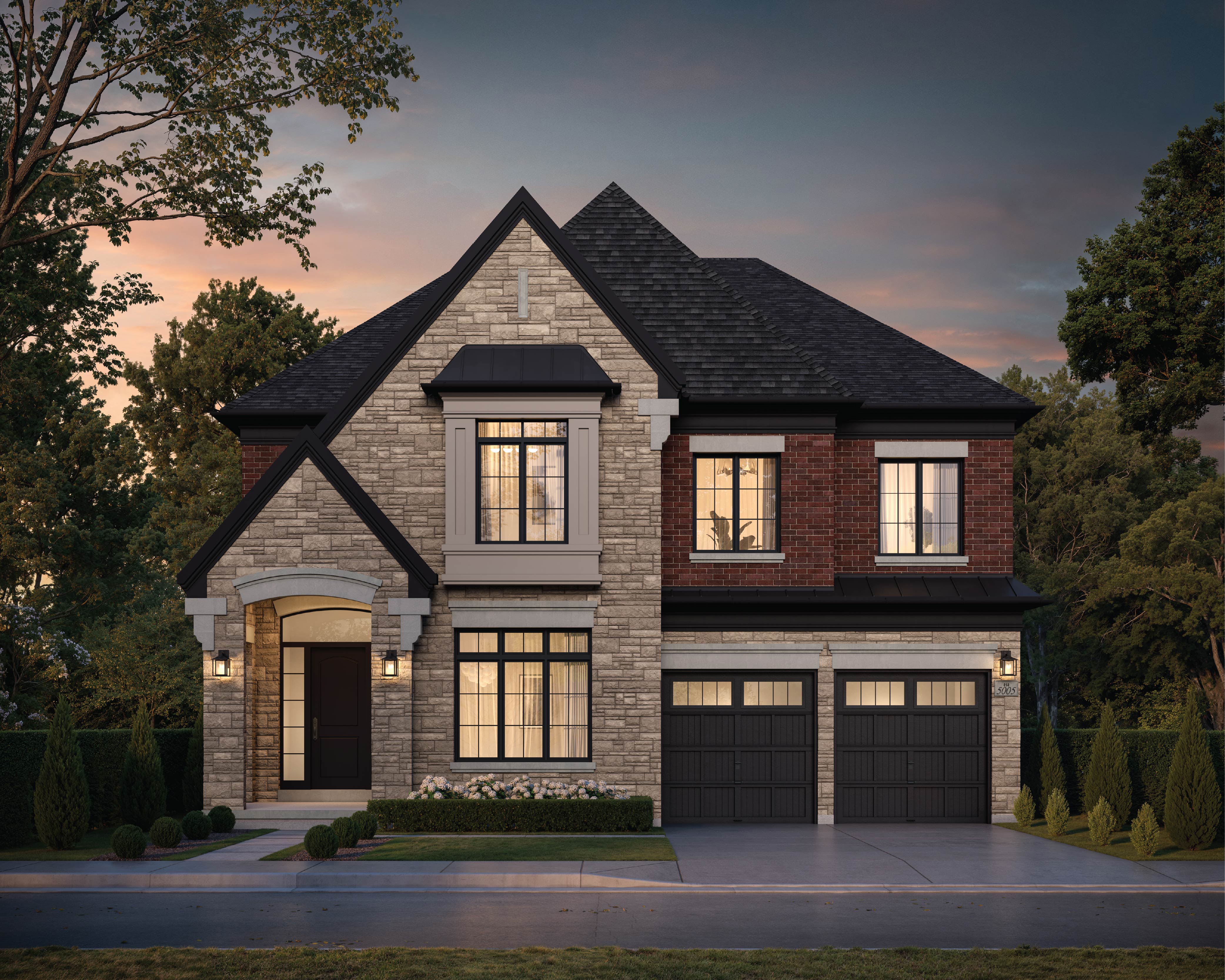 The Wentworth elevation rendering
