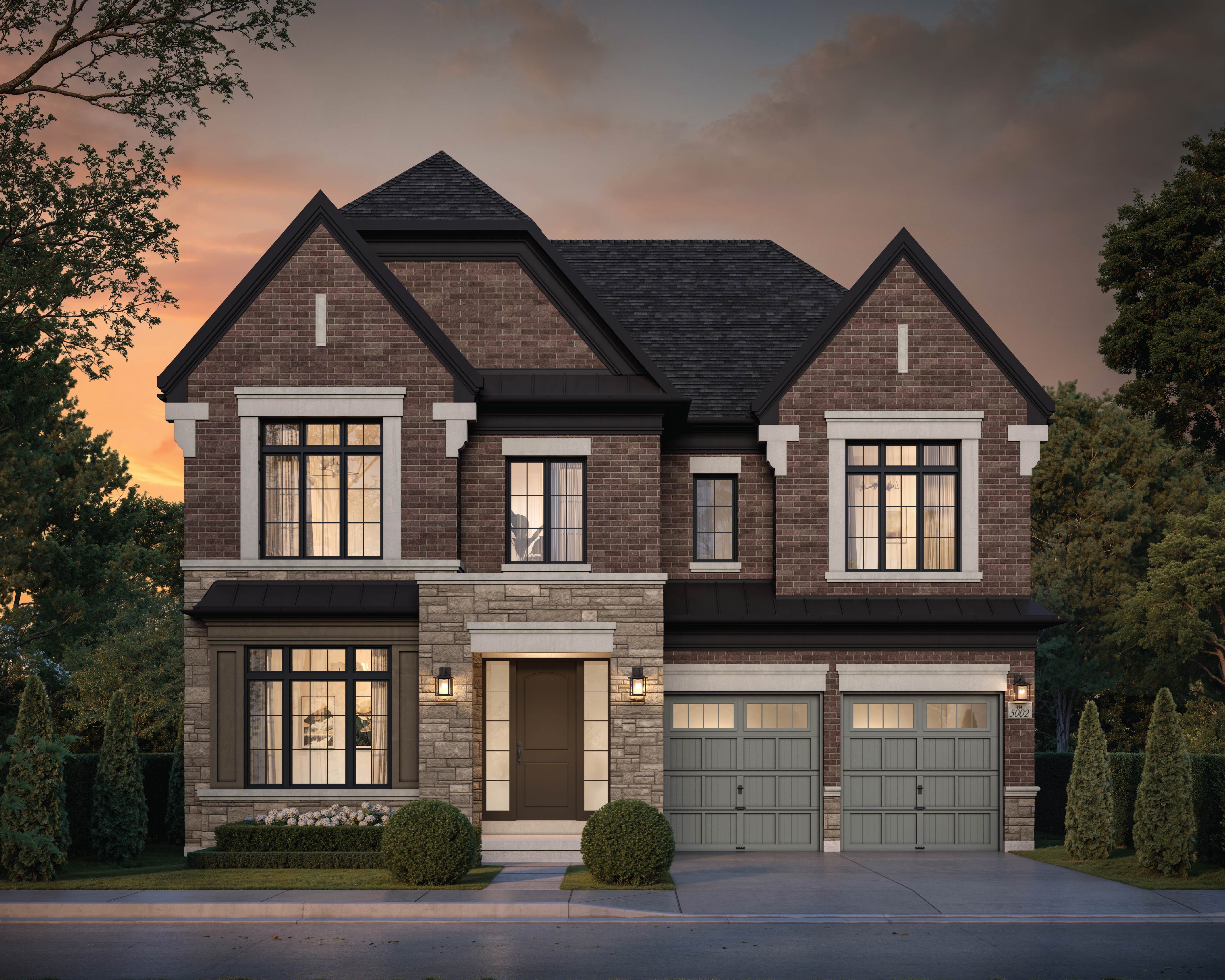 The Langford elevation rendering