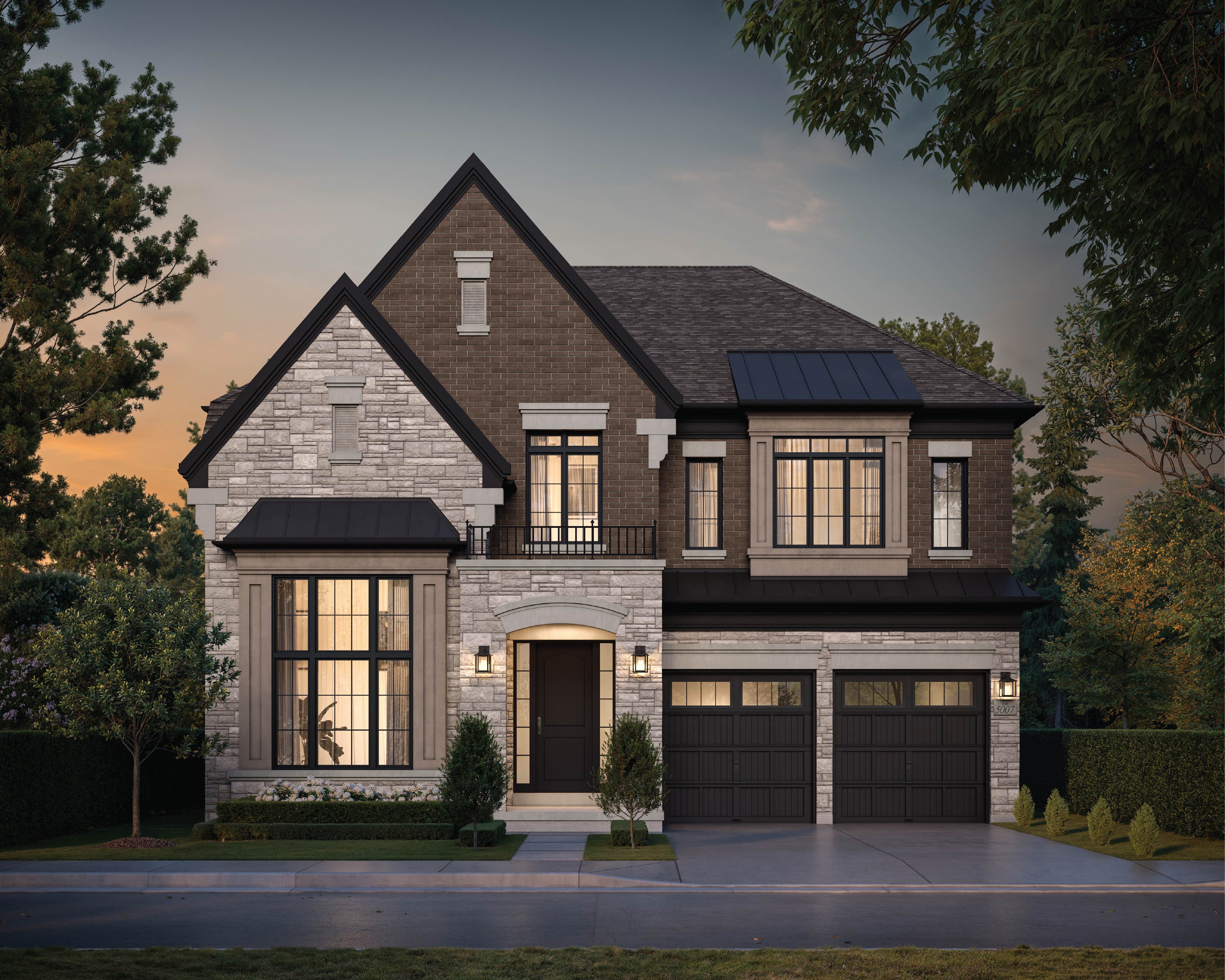 The Hawthorne elevation rendering